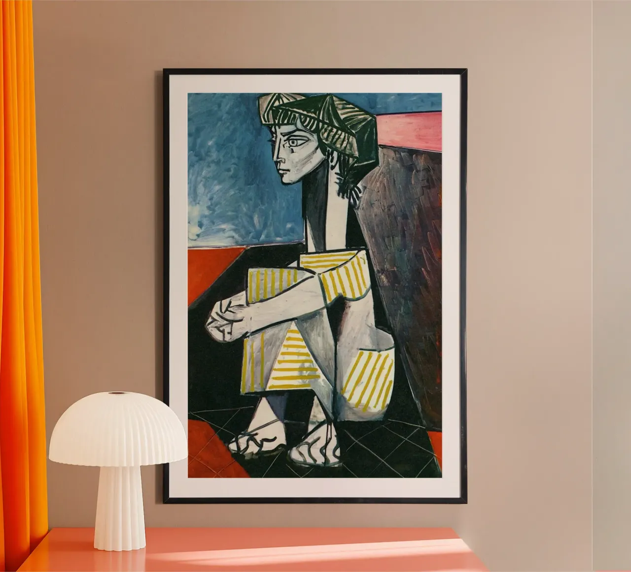 Picasso Alone Pster poster da Günstiger Laden