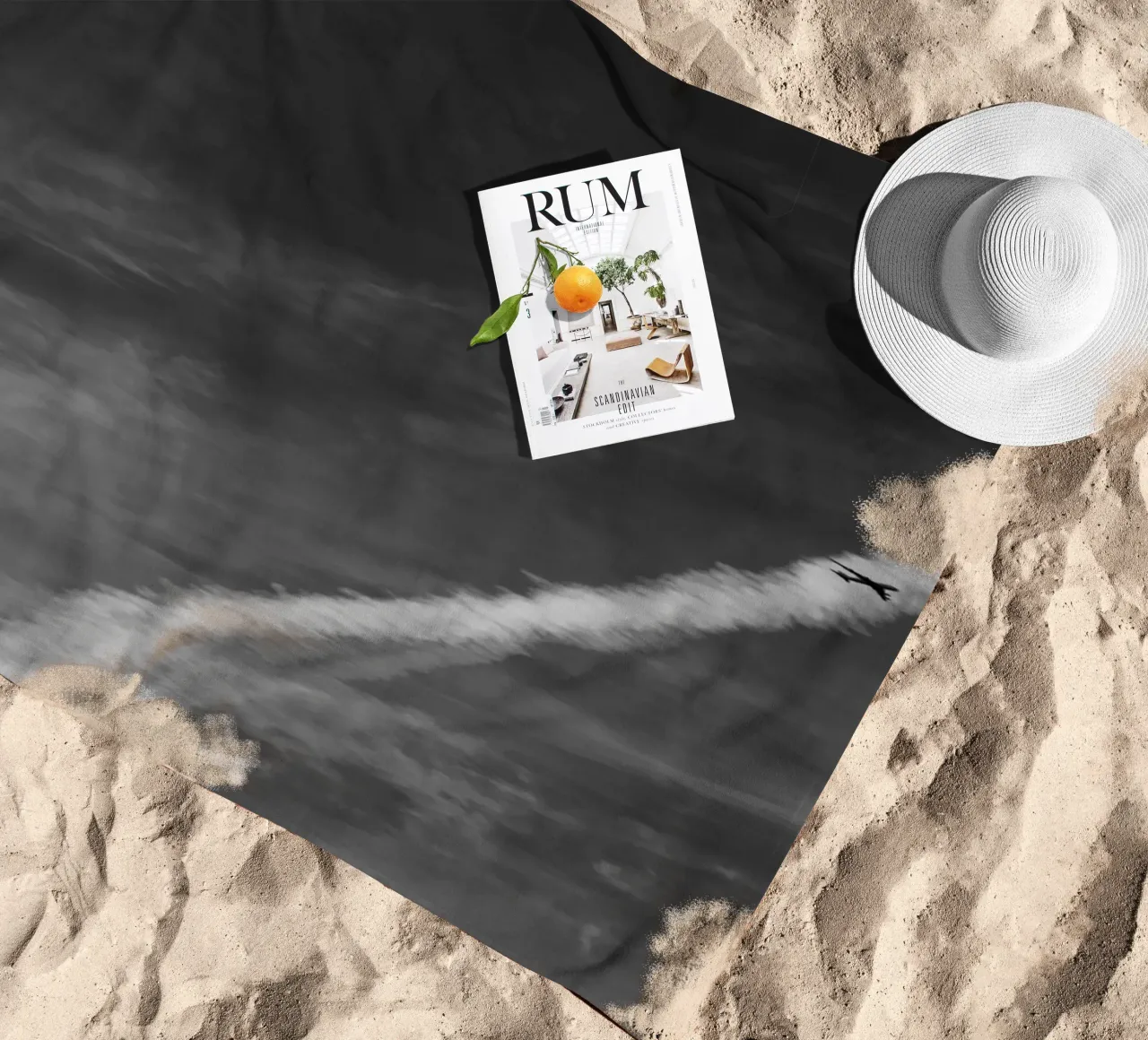 Silver Lining beach towel by Marc Gruninger