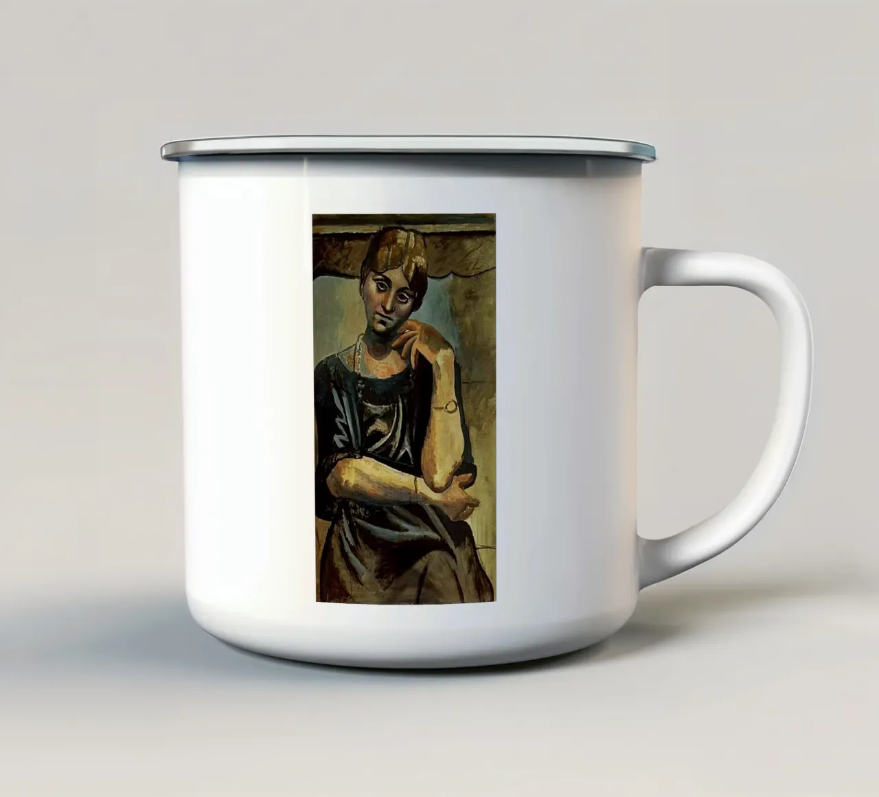 Picasso Madre tazza in smalto da Günstiger Laden