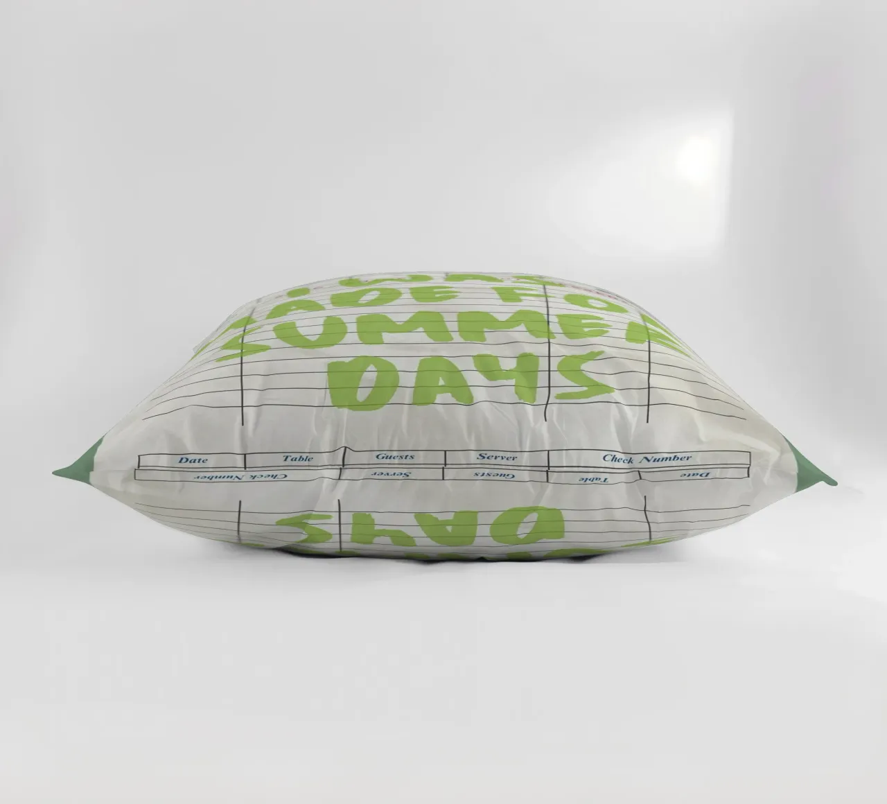 Made For Summer Days, Citazione retrò, Guest Check Art cuscino da dawnthesea