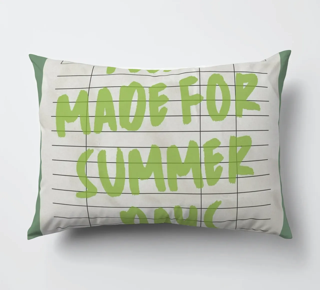 Made For Summer Days, Citazione retrò, Guest Check Art cuscino da dawnthesea