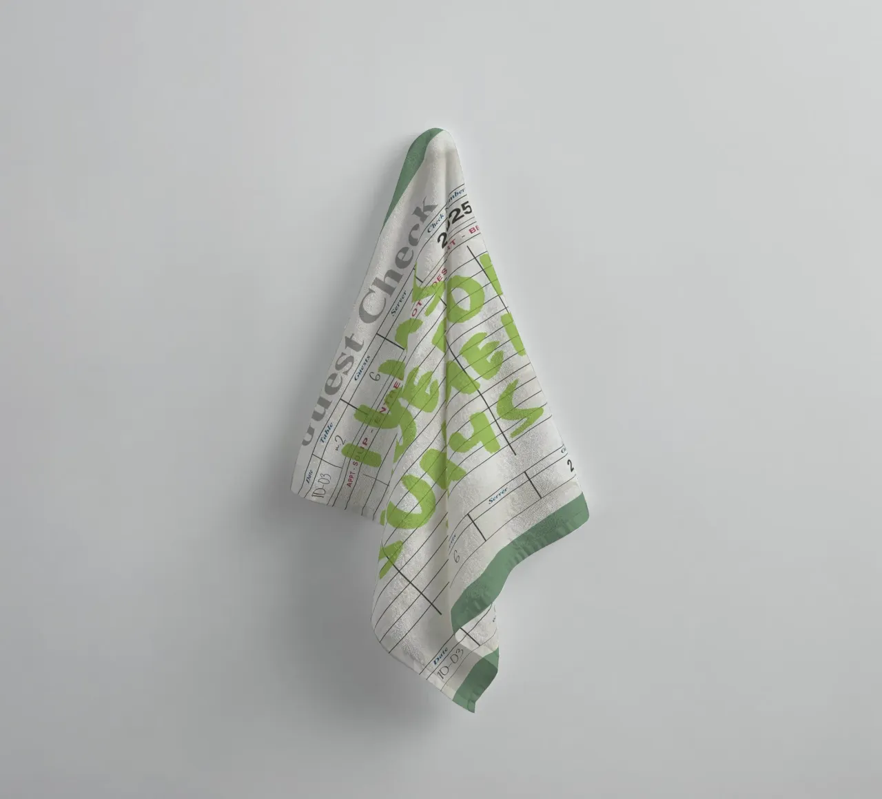 Made For Summer Days, Citazione retrò, Guest Check Art asciugamano da bagno da dawnthesea