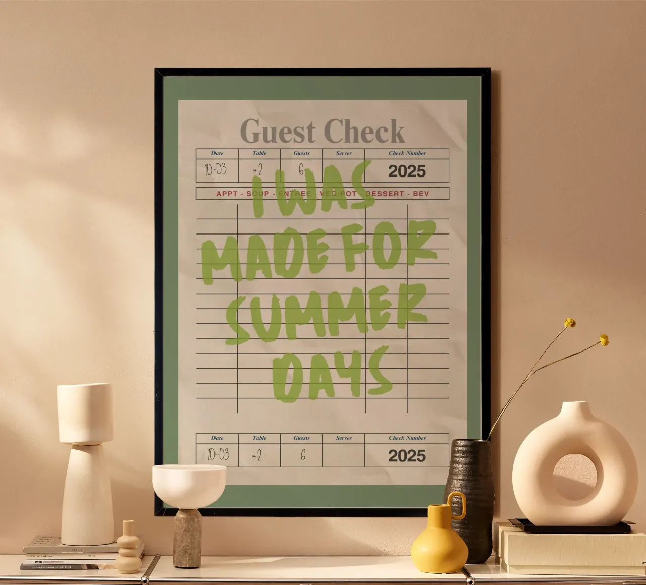 Made For Summer Days, Citazione retrò, Guest Check Art carta hahnemühle da dawnthesea