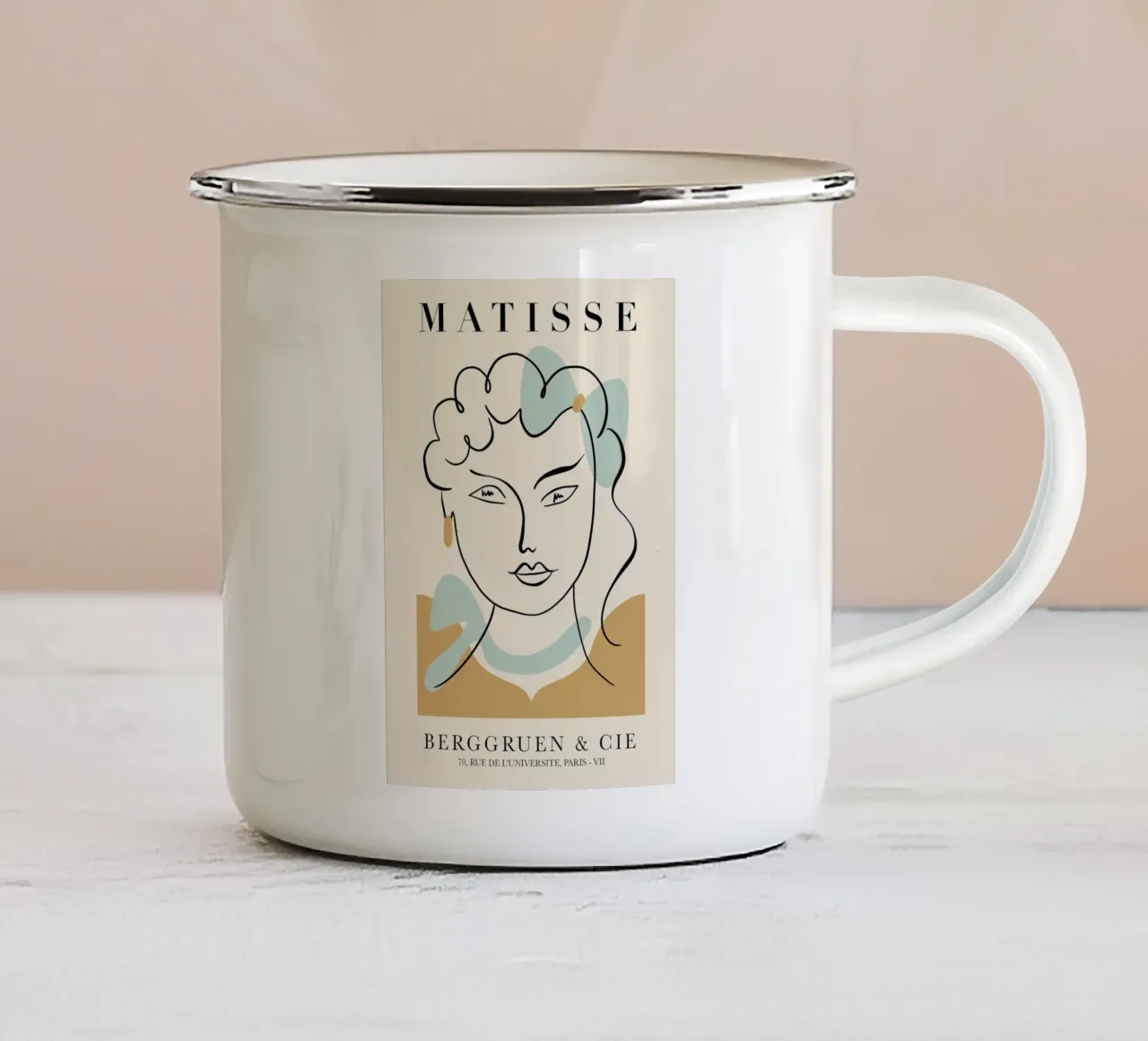 Matisse 70 Parigi VII tazza in smalto da DODOLAN STORE