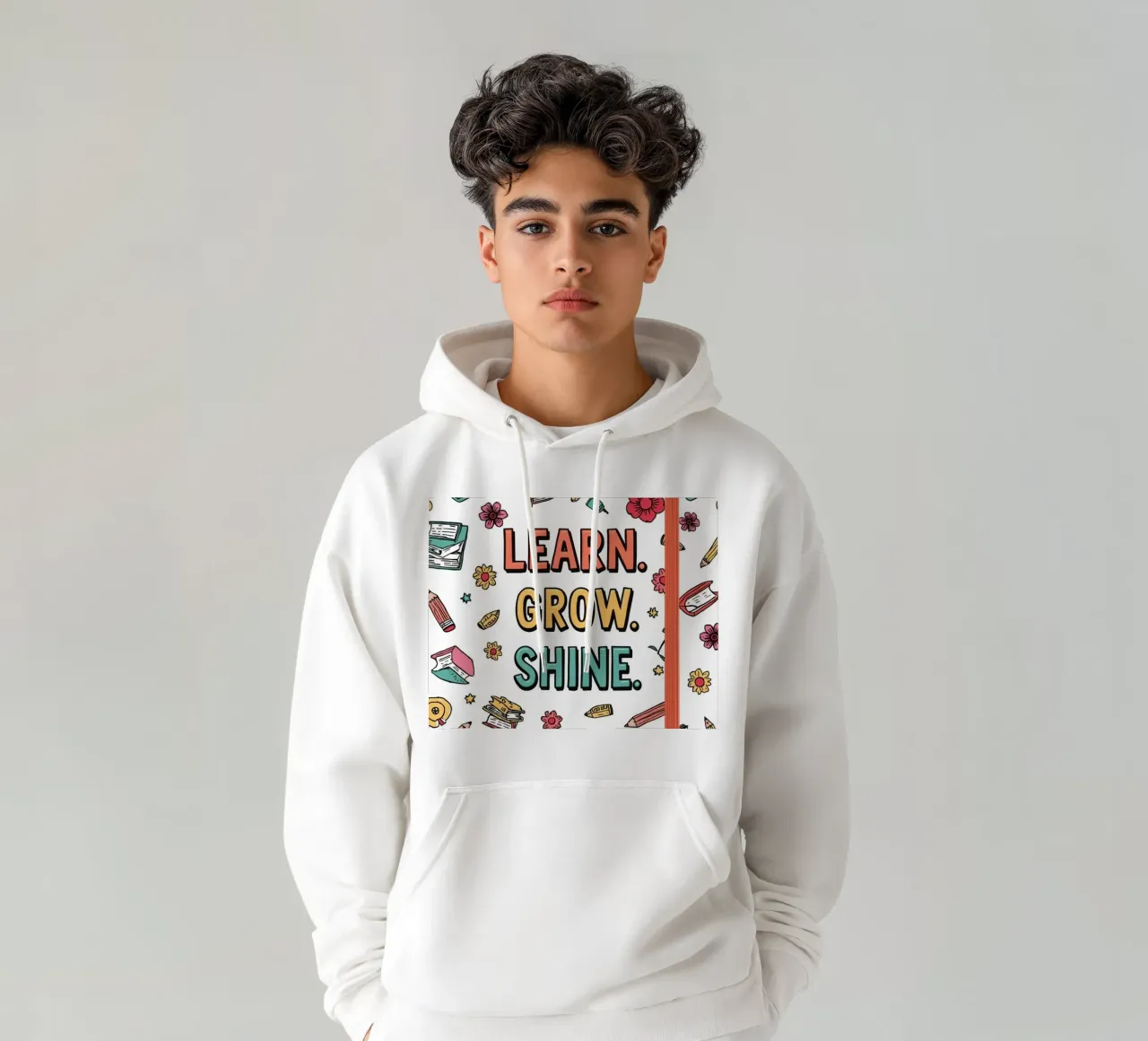 Taccuino carino per bambini e ragazzi - Essenziale per la scuola felpa con cappuccio da DesignDoodle