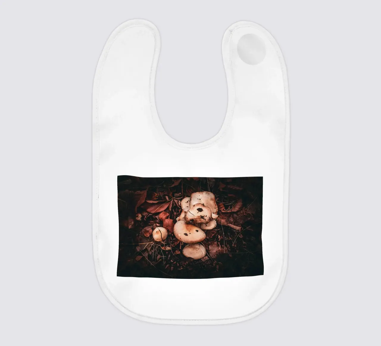 Mushrooms on the forest floor baby bib by Marcus Beckert | Fotografie