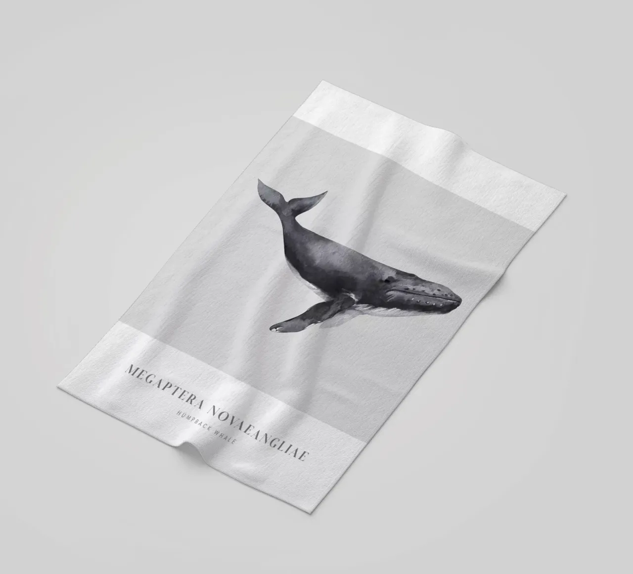 Boho Ocean 1 Humpback Whale telo mare da Boho Print Collection