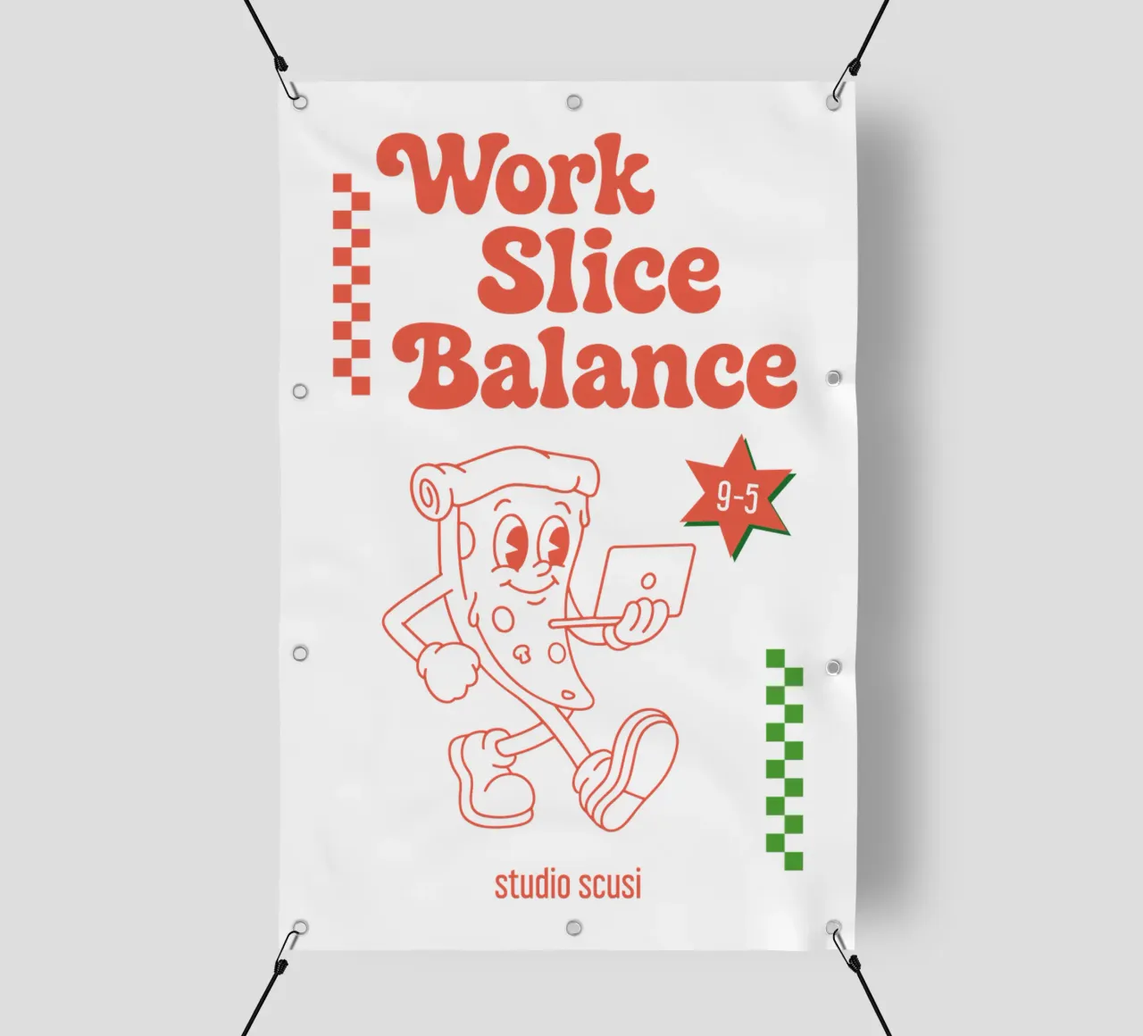 Work Slice Balance - Pizza telo in pvc da studio scusi