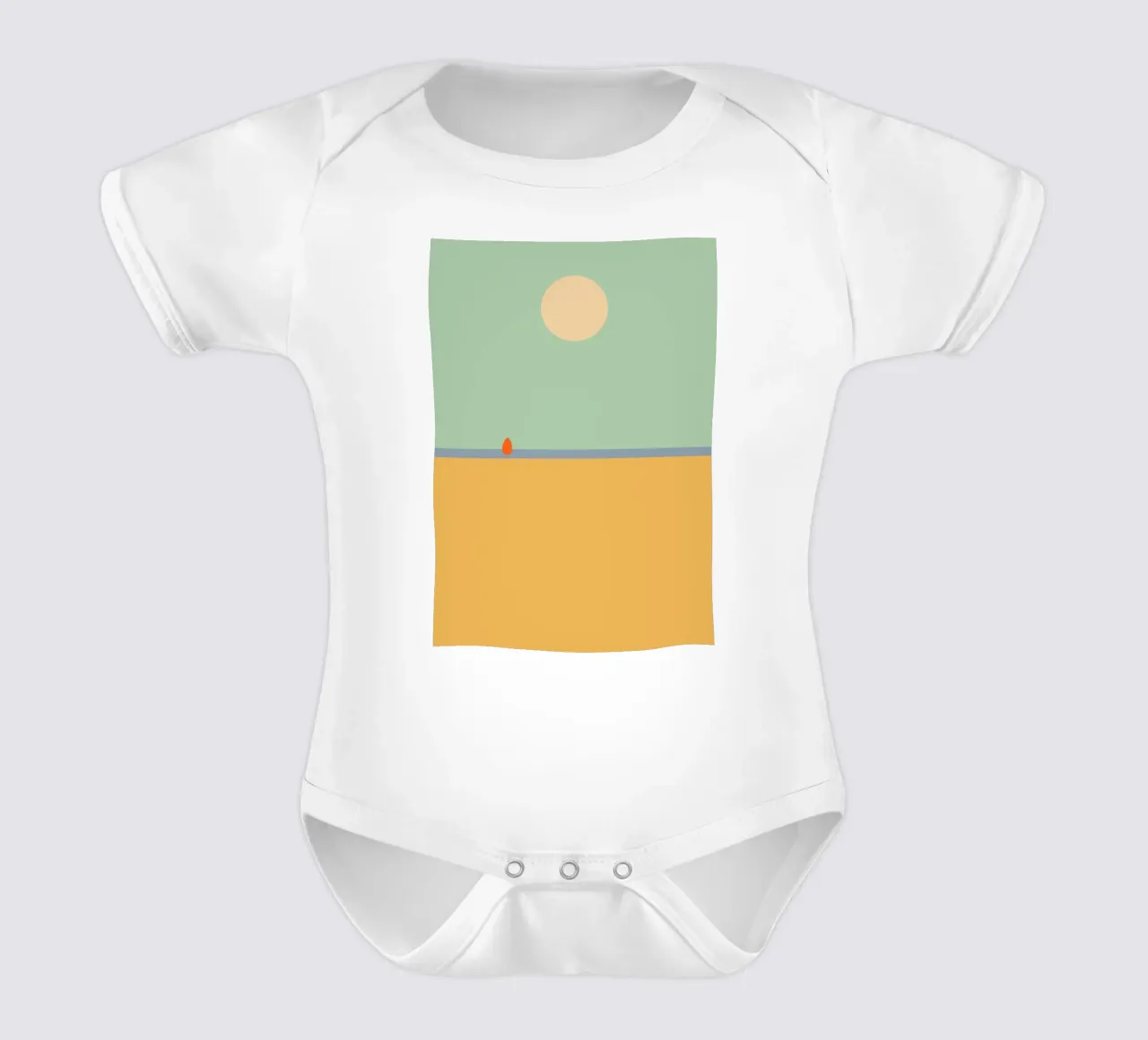 rest on the beach. (time to relax) body neonato maniche corte da FRICKE DESIGN
