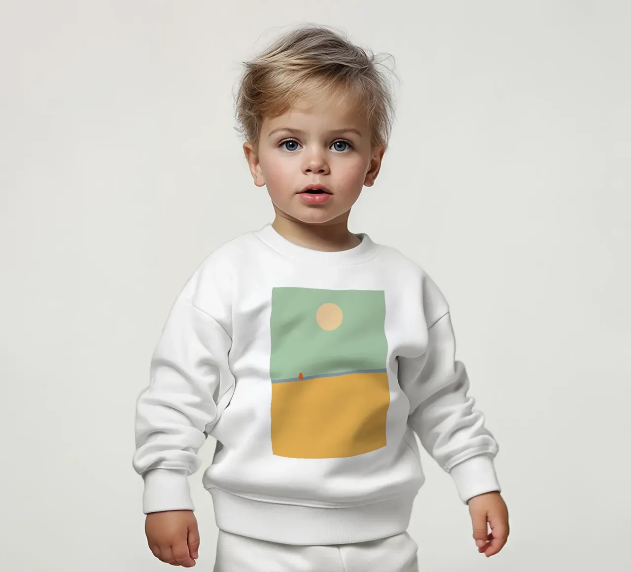 rest on the beach. (time to relax) felpa neonato da FRICKE DESIGN