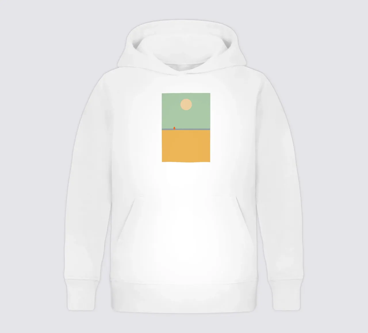 rest on the beach. (time to relax) felpa bambino con cappuccio da FRICKE DESIGN