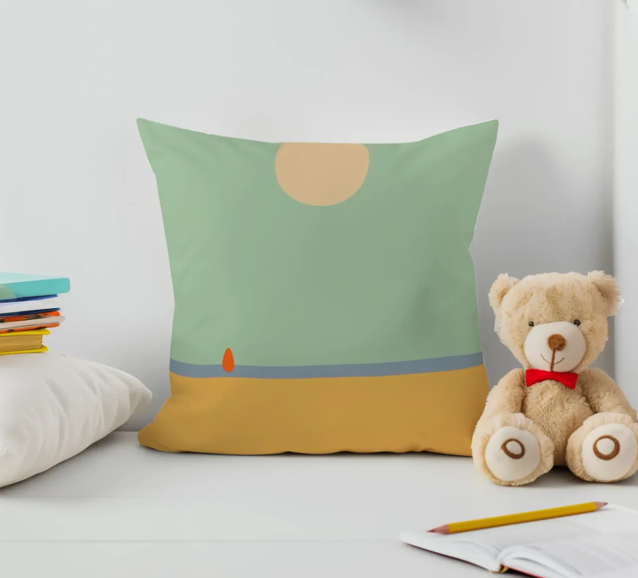 rest on the beach. (time to relax) cuscino da FRICKE DESIGN