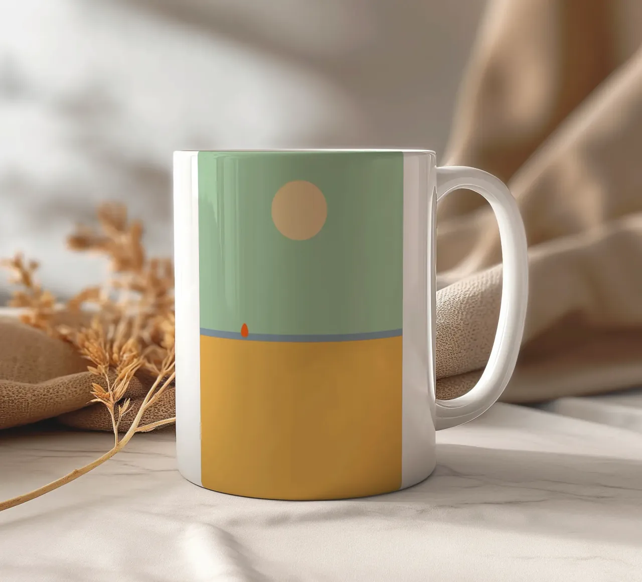 rest on the beach. (time to relax) tazza in ceramica da FRICKE DESIGN