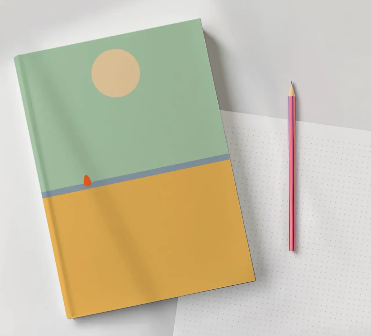 rest on the beach. (time to relax) notebook by FRICKE DESIGN
