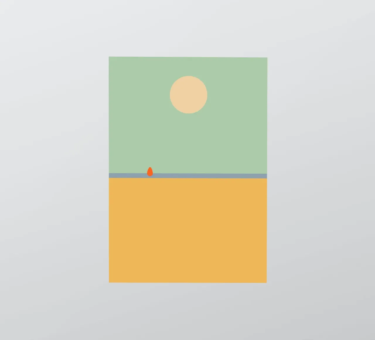 rest on the beach. (time to relax) adesivo da FRICKE DESIGN