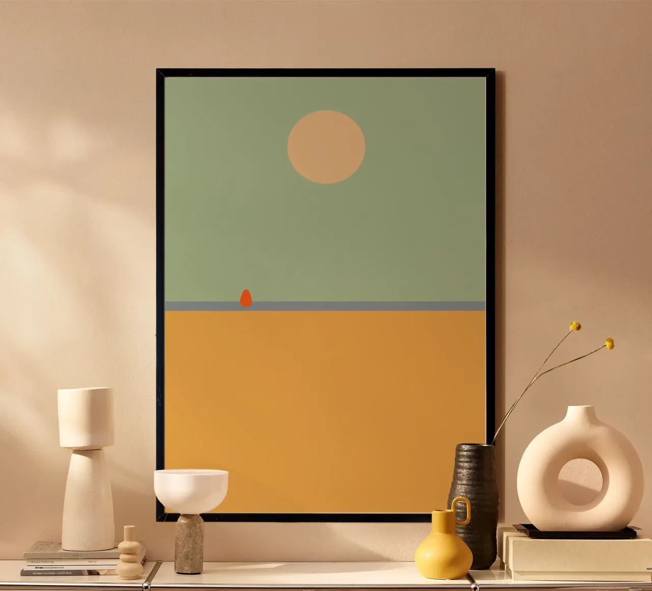 rest on the beach. (time to relax) poster da FRICKE DESIGN