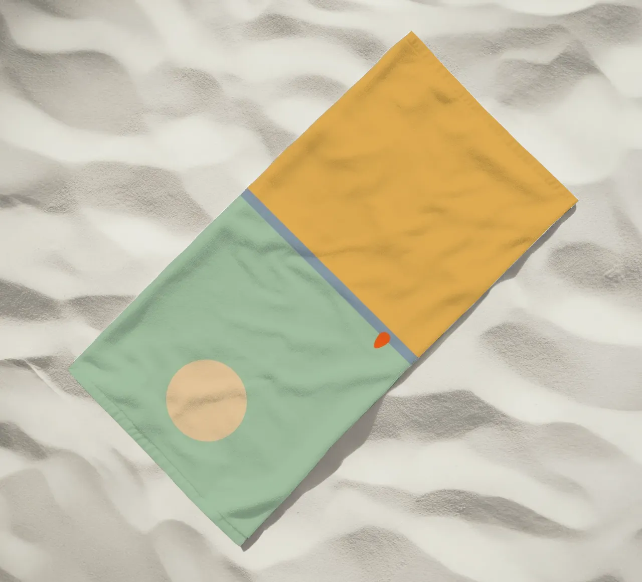 rest on the beach. (time to relax) telo mare da FRICKE DESIGN