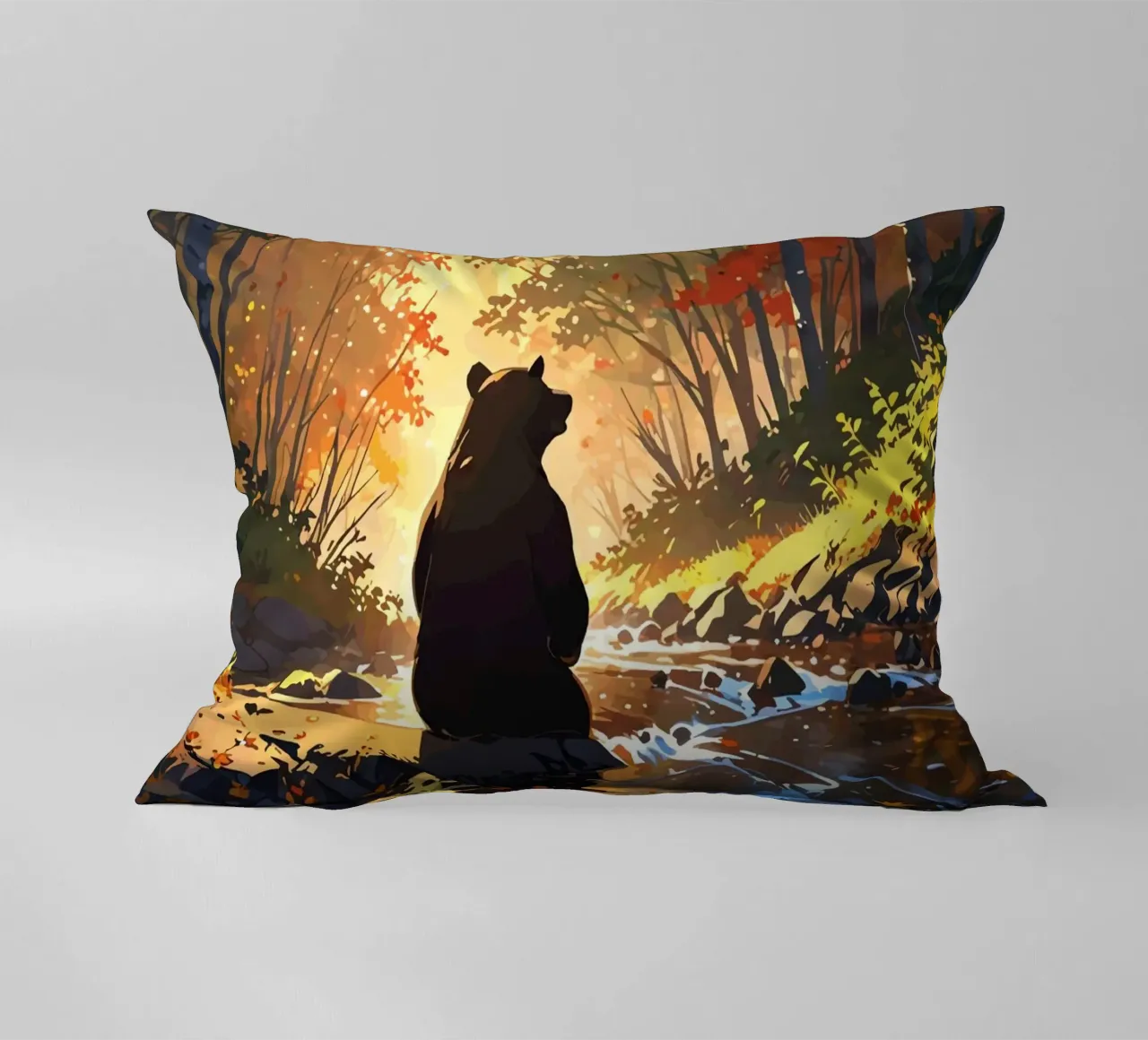 Serenità d'autunno cuscino da artdesign1985
