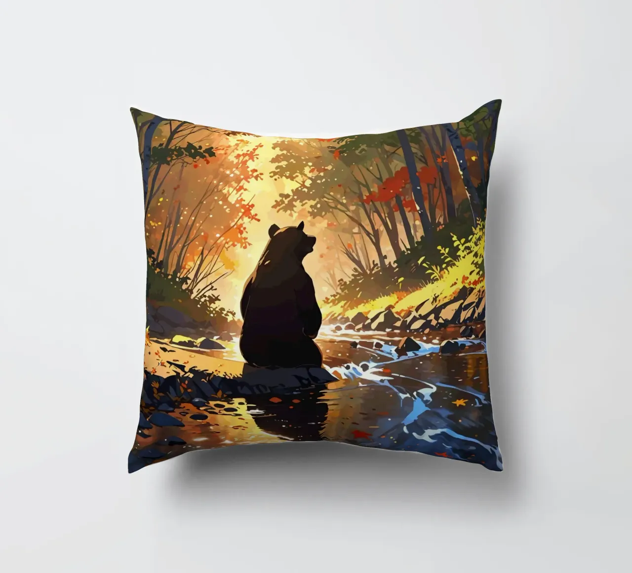 Serenità d'autunno cuscino da artdesign1985