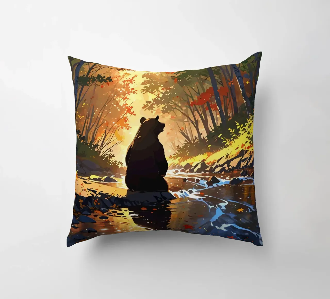 Serenità d'autunno cuscino da artdesign1985