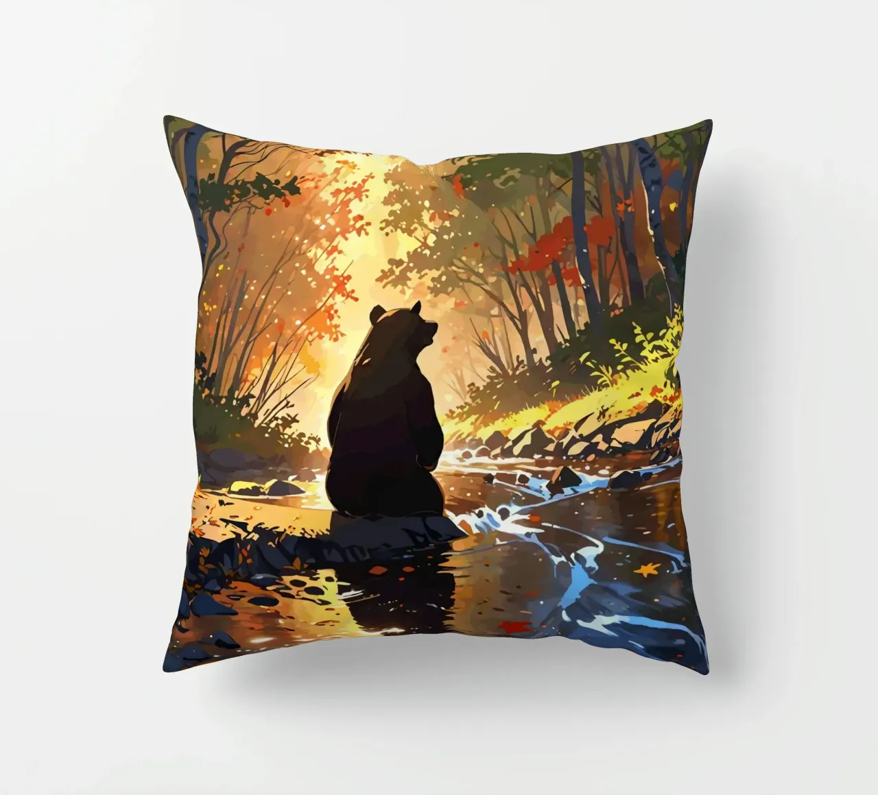 Serenità d'autunno cuscino da artdesign1985