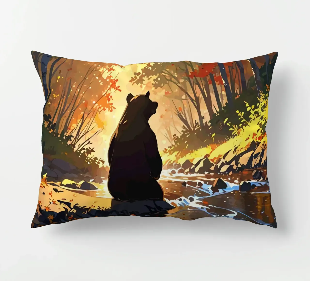 Serenità d'autunno cuscino da artdesign1985