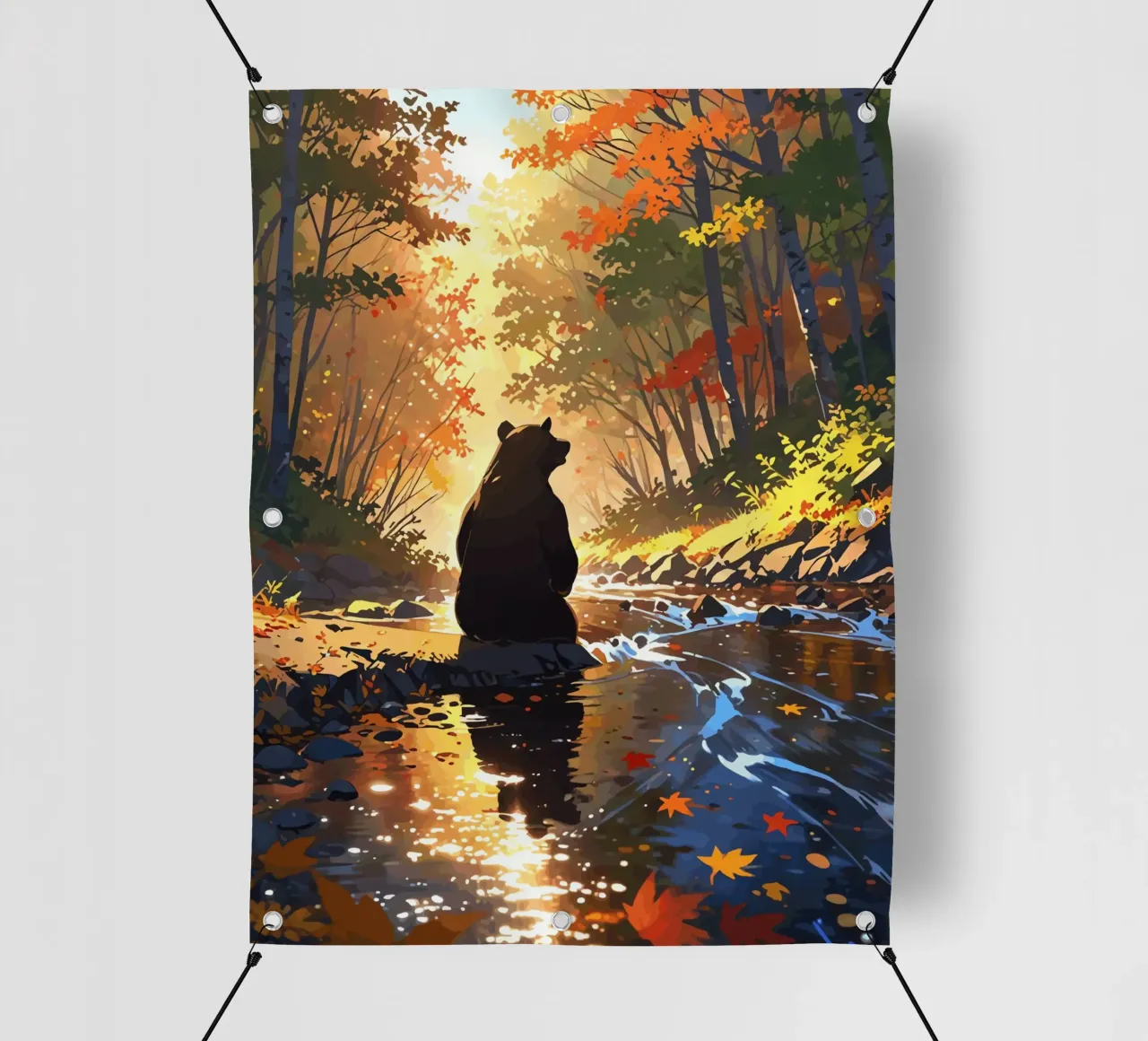 Serenità d'autunno telo in pvc da artdesign1985