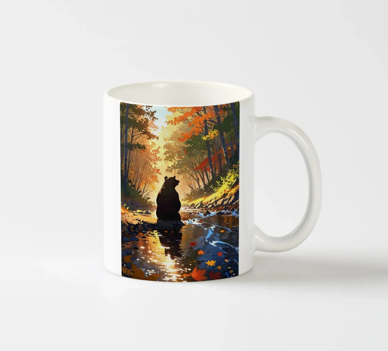 Serenità d'autunno tazza in ceramica da artdesign1985