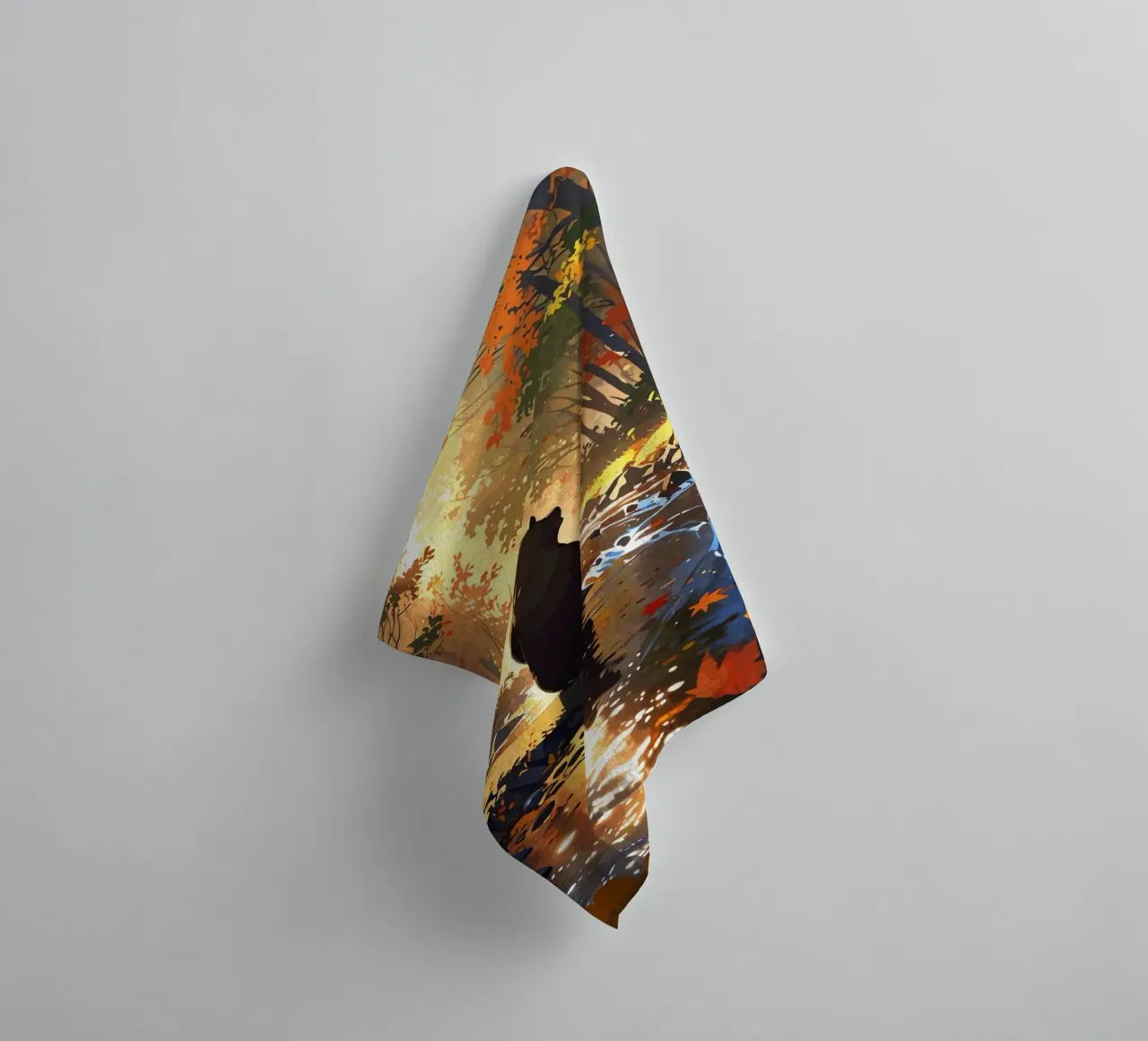 Serenità d'autunno asciugamano da bagno da artdesign1985