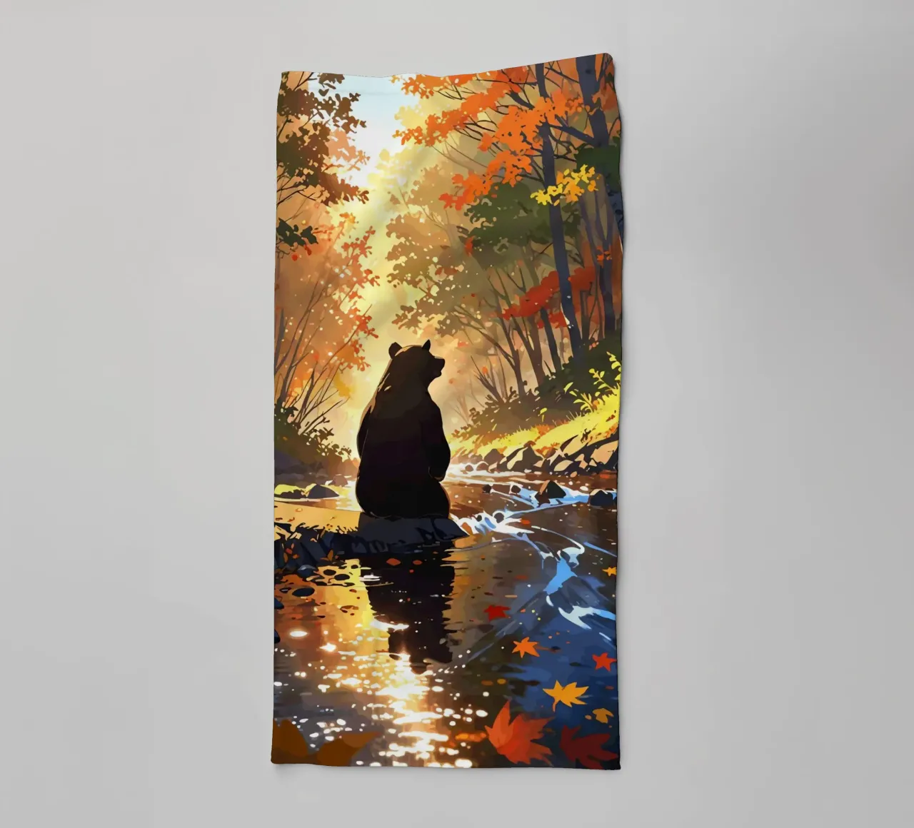 Serenità d'autunno asciugamano da bagno da artdesign1985
