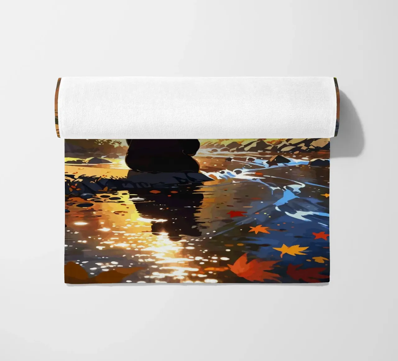 Serenità d'autunno telo mare da artdesign1985