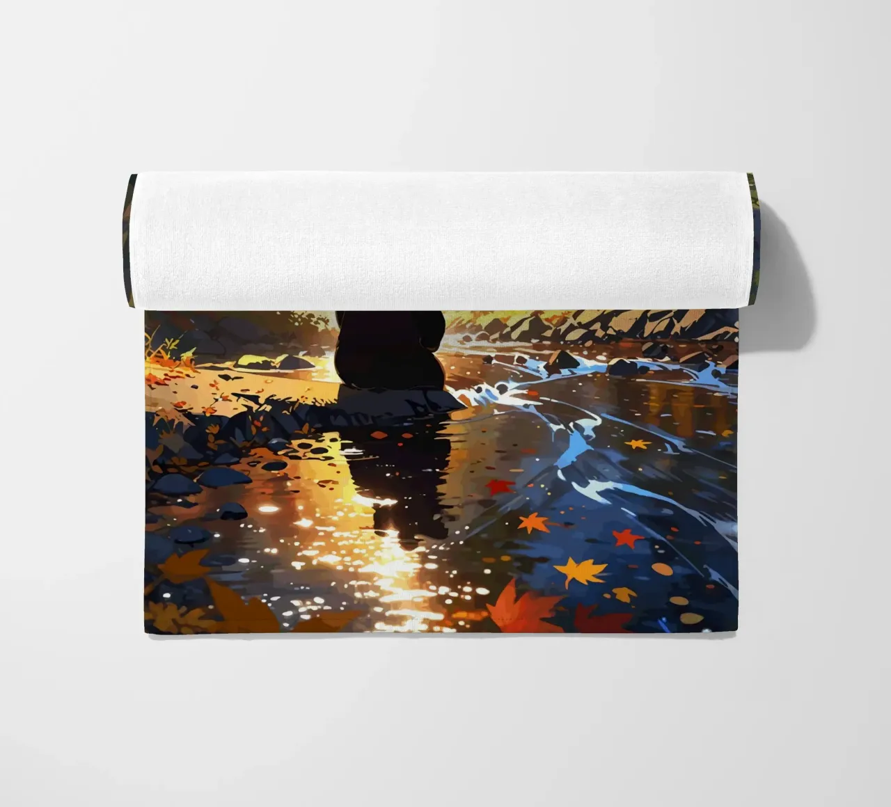 Serenità d'autunno telo mare da artdesign1985