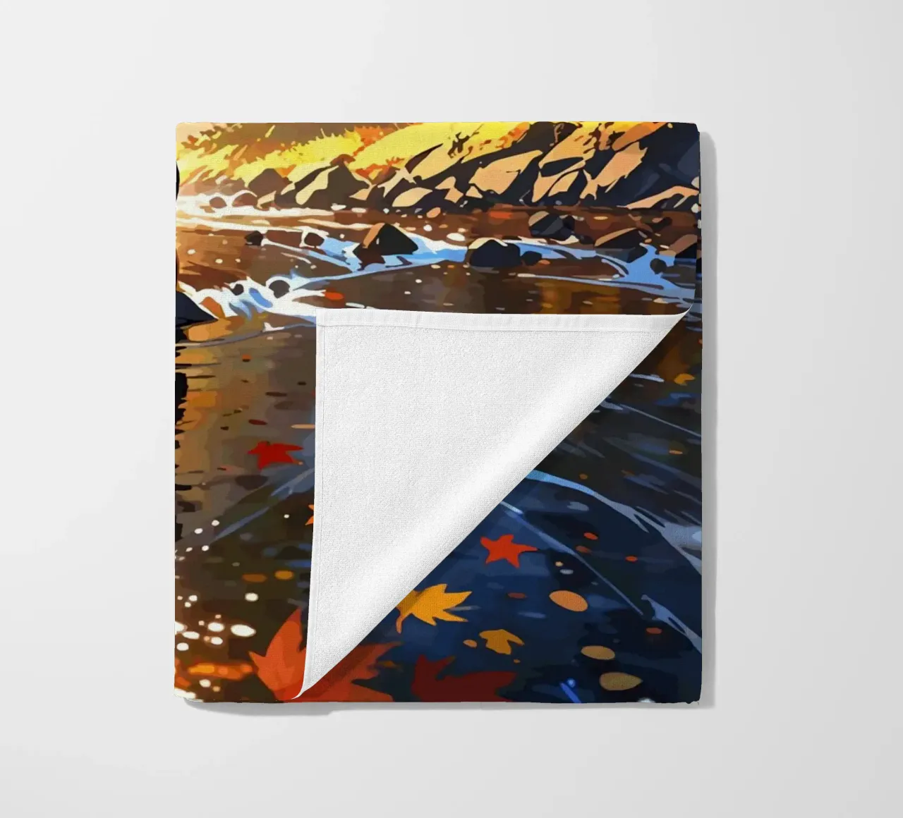 Serenità d'autunno telo mare da artdesign1985