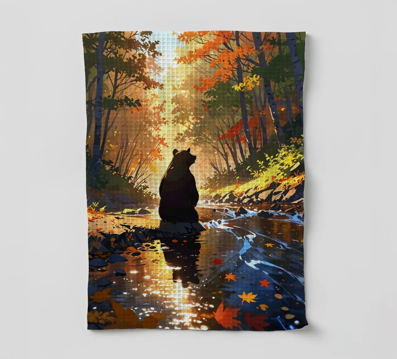 Serenità d'autunno canovaccio da cucina da artdesign1985
