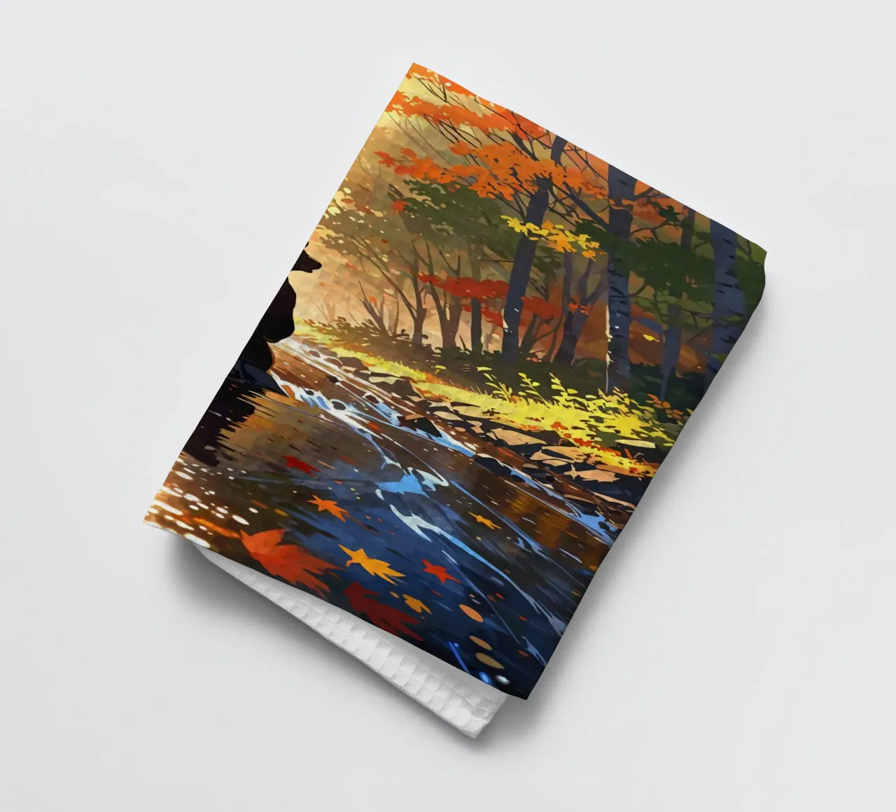 Serenità d'autunno canovaccio da cucina da artdesign1985