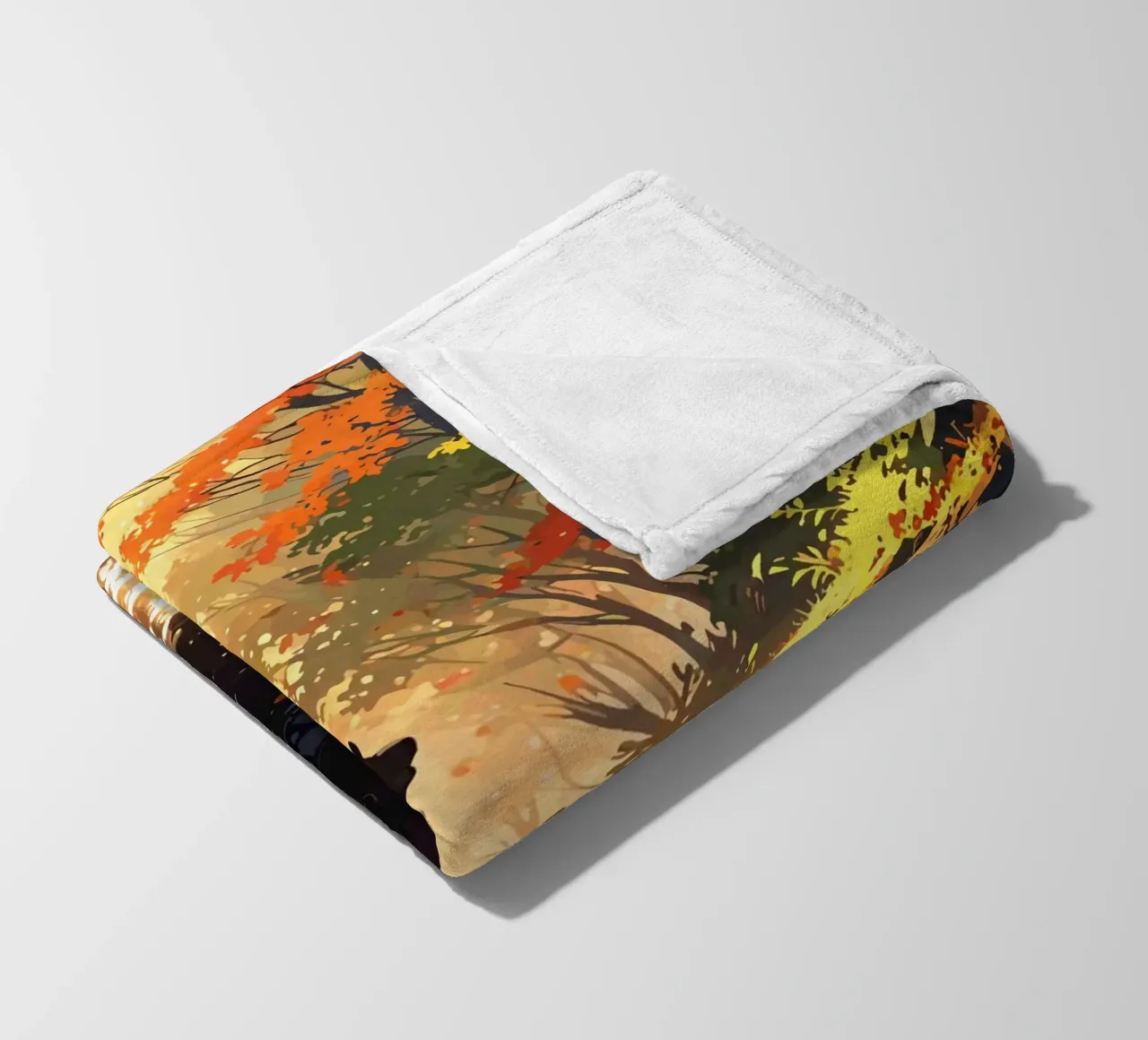 Serenità d'autunno coperta in pile da artdesign1985