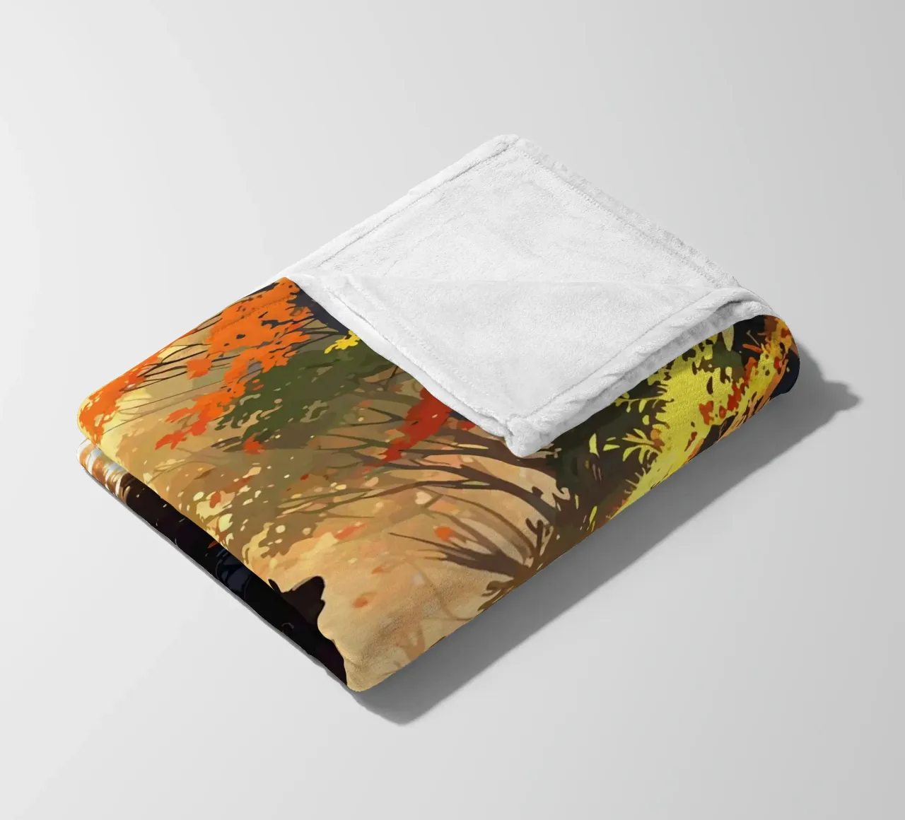 Serenità d'autunno coperta in pile da artdesign1985