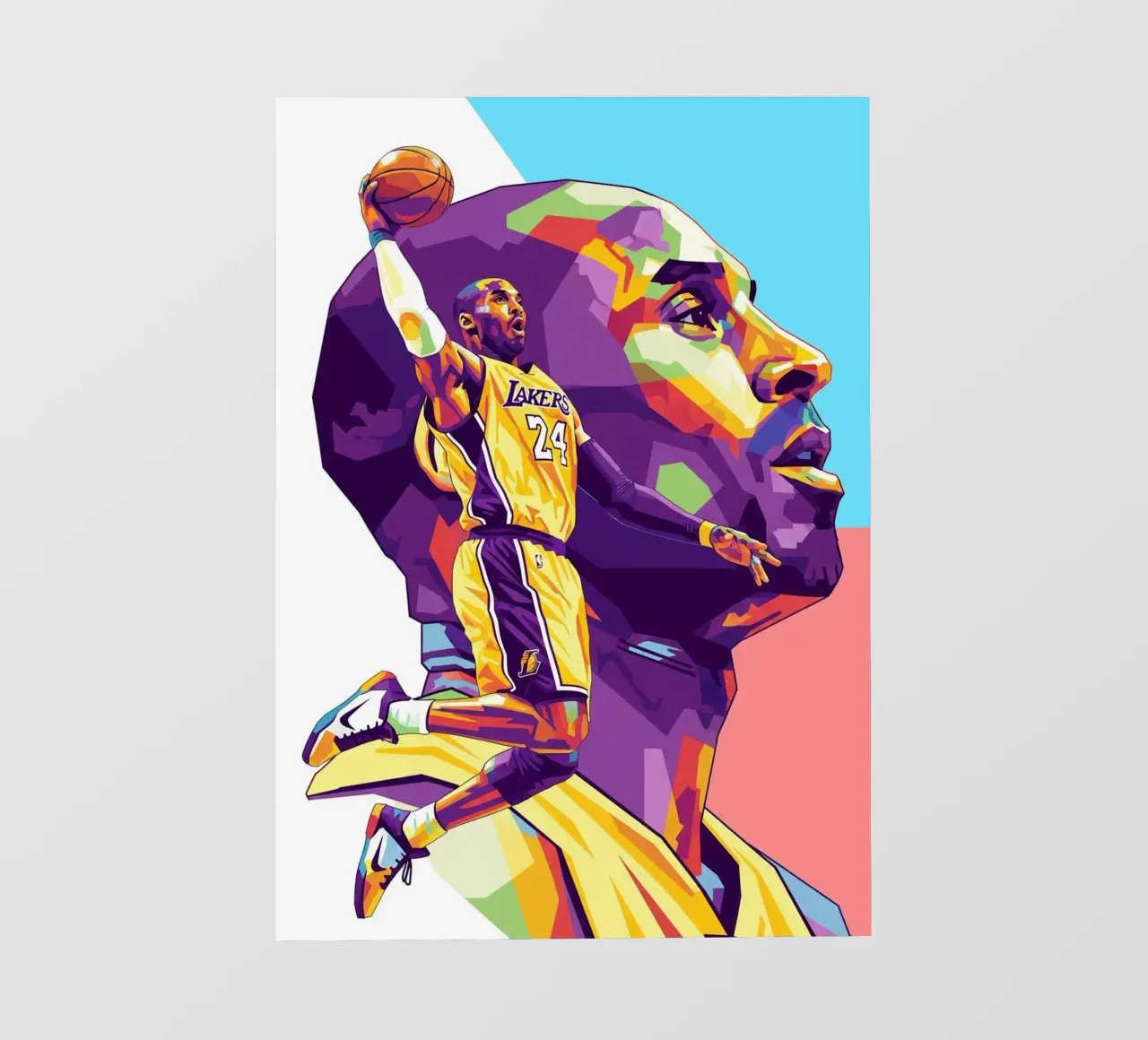 Kobe Bryant in memoria di tutti pellicola backlit da Hantamrata