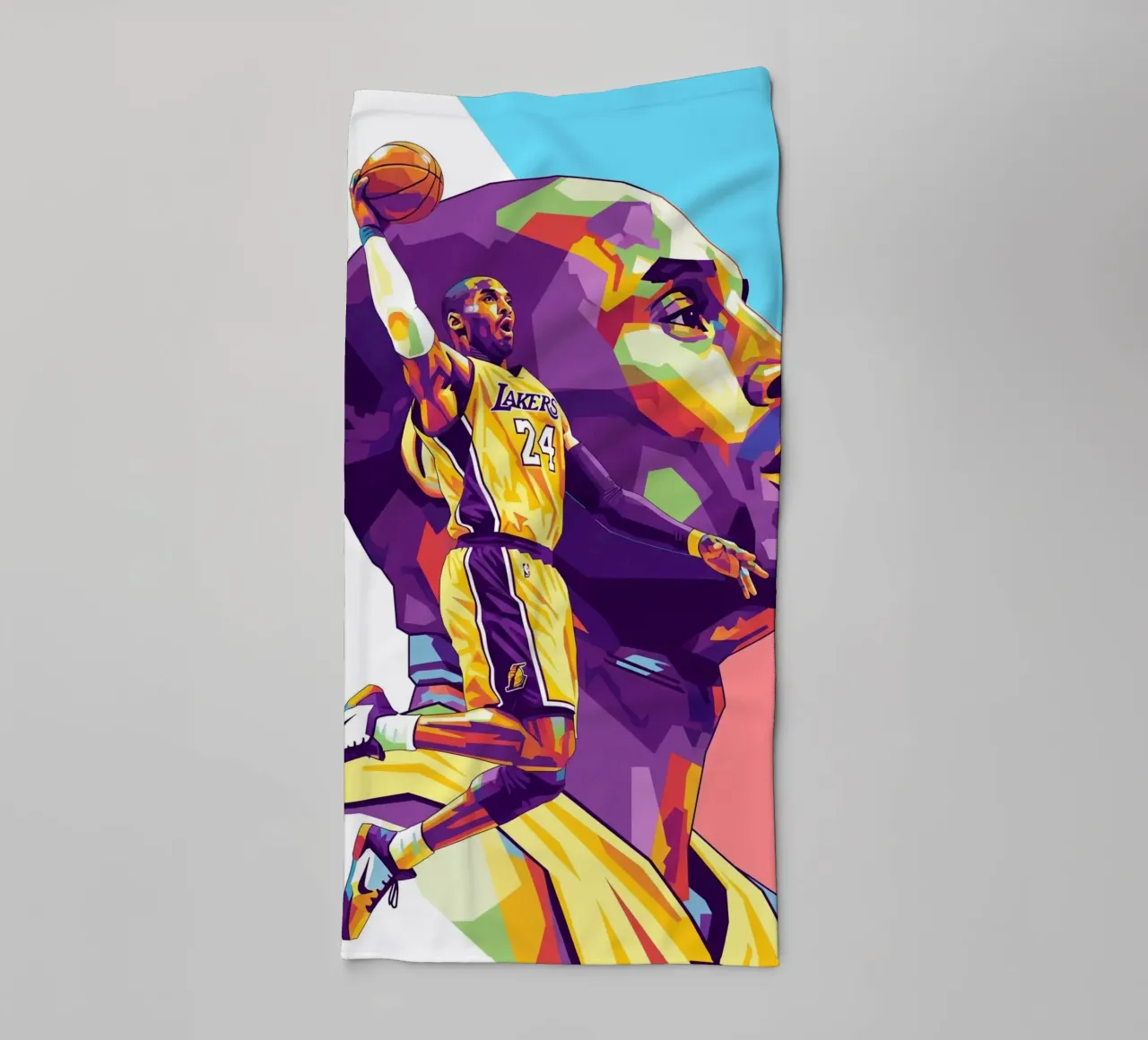 Kobe Bryant in loving memory towel by Hantamrata