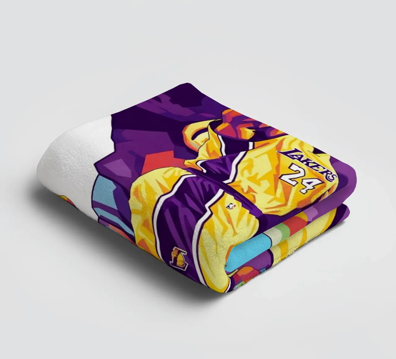 Kobe Bryant in loving memory towel by Hantamrata