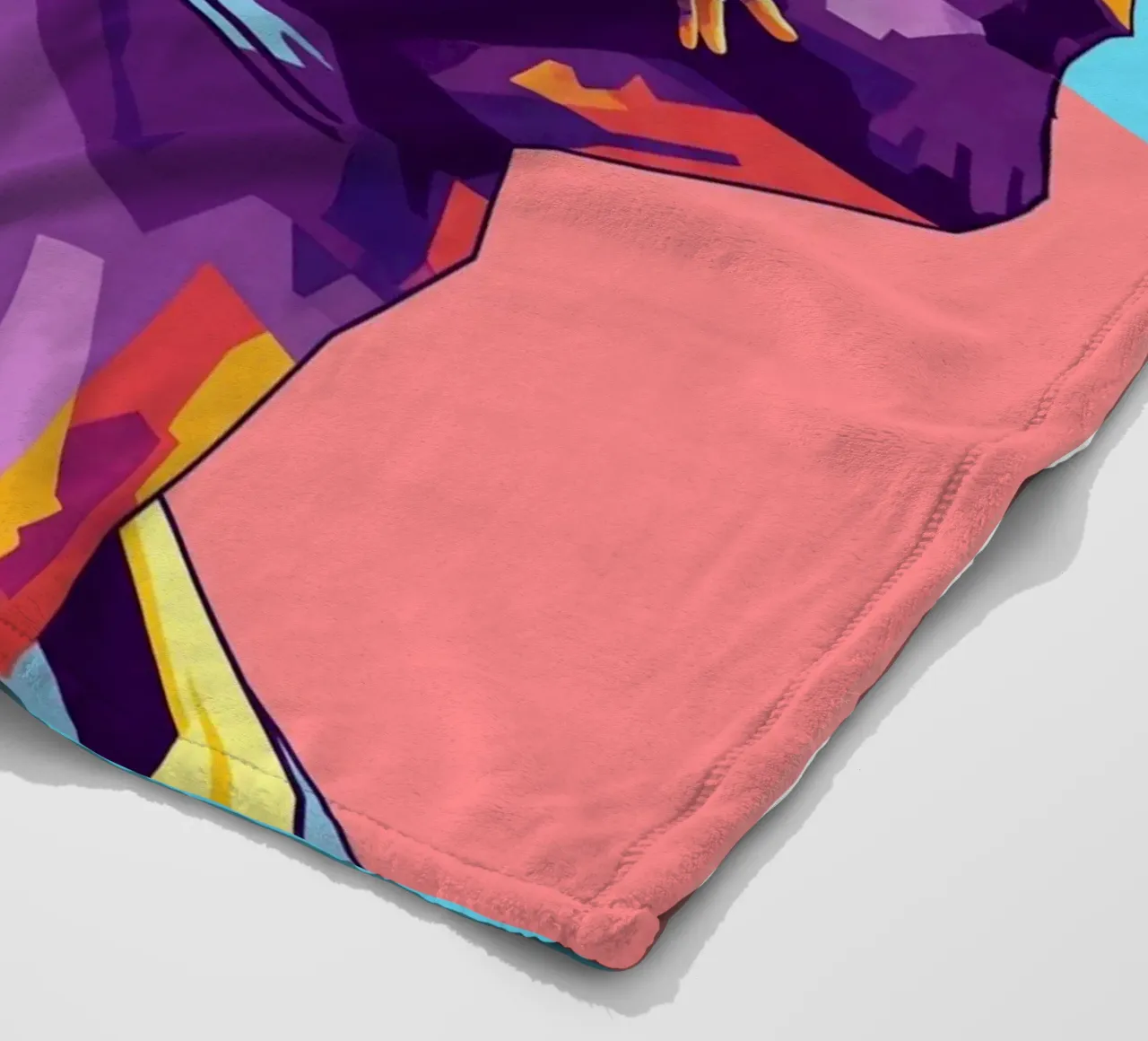 Kobe Bryant in loving memory fleece blanket by Hantamrata