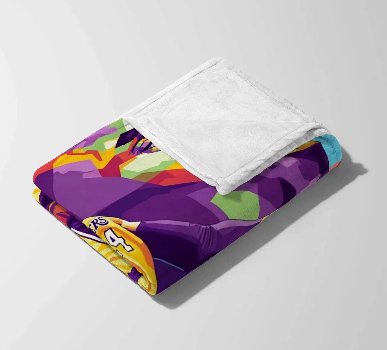 Kobe Bryant in loving memory fleece blanket by Hantamrata