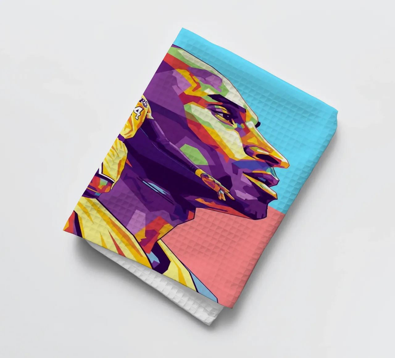 Kobe Bryant in loving memory tea towel by Hantamrata