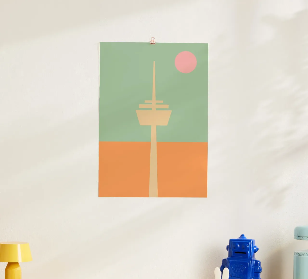 Colonius. Kölnliebe. poster da FRICKE DESIGN