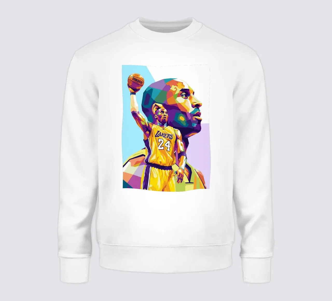 Ritratto pop art di Kobe Bryant felpa da Hantamrata