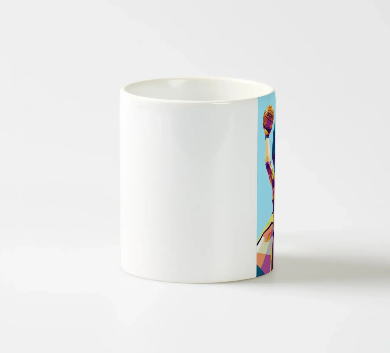 Ritratto pop art di Kobe Bryant tazza in ceramica da Hantamrata