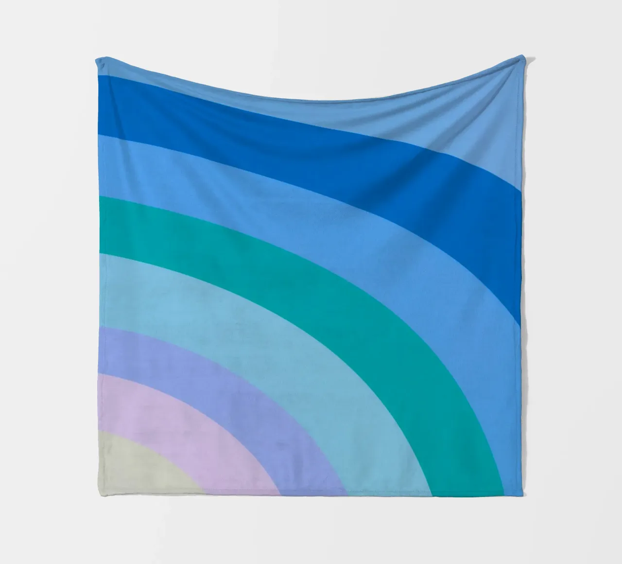 Gradiente di colori arcobaleno coperta in pile da Carinaprint