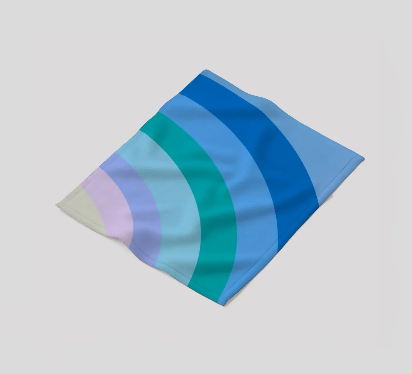 Rainbow colour gradient fleece blanket by Carinaprint