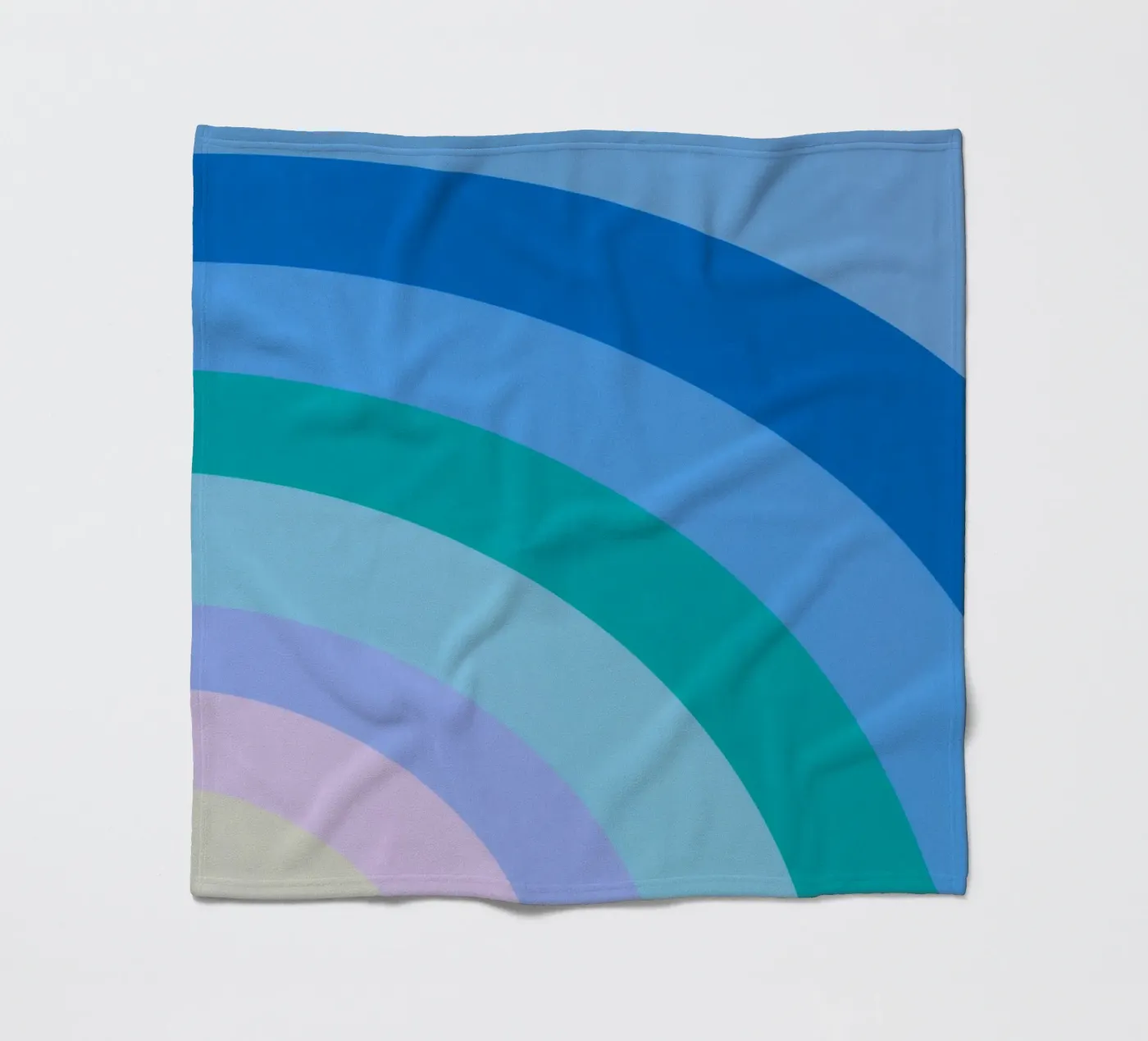 Rainbow colour gradient fleece blanket by Carinaprint