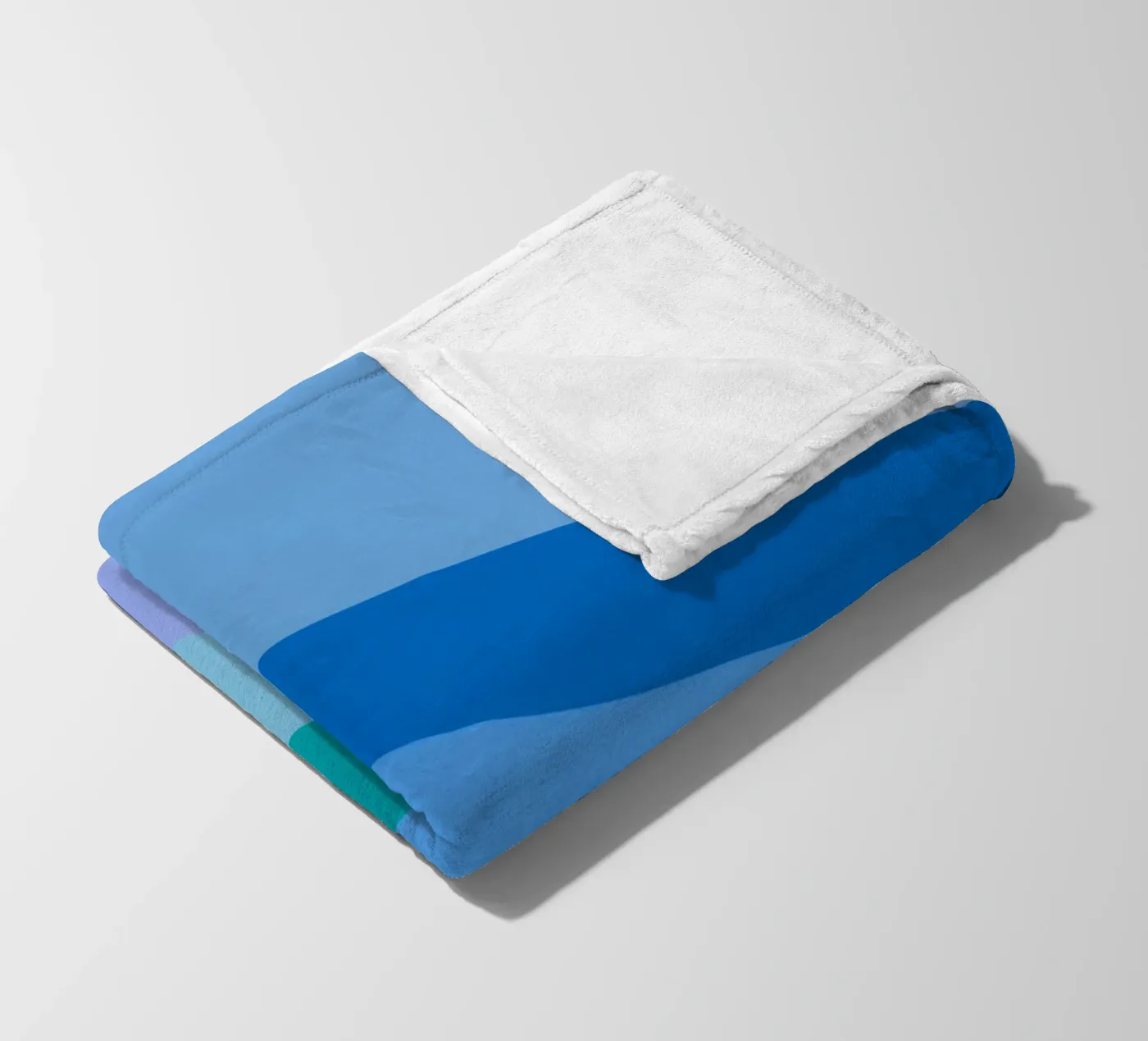 Rainbow colour gradient fleece blanket by Carinaprint